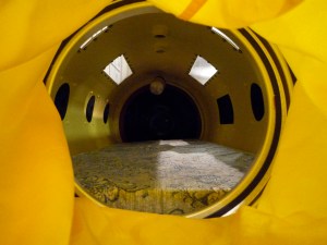 interior view of respirator