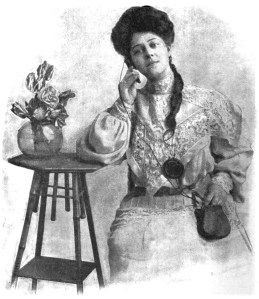 This Acousticon hearing aid was made around 1910. The carbon used in these hearing aids created a lot of static  and its effectiveness was sensitive to changes in temperature.  